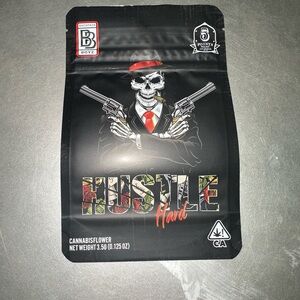 Hustle Hard Backpack Boy3.5G Empty Mylar Bag Flower Dry Herb Packaging (131 pcs)